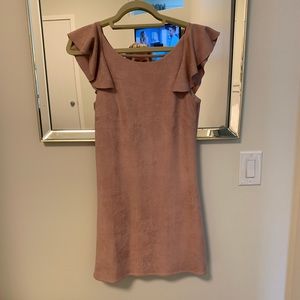 Velvet backless dress